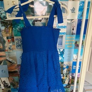 Blue summer dress